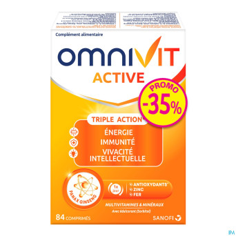Omnivit active 40mg    comp 84 promo -35%