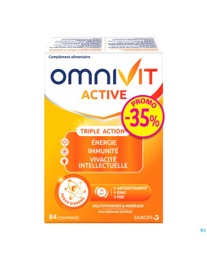 Omnivit active 40mg    comp 84 promo -35%