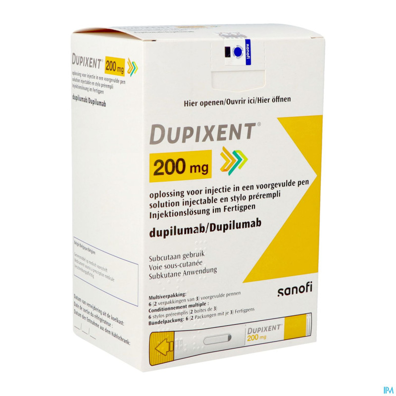 Dupixent 200mg sol inj stylo preremp. 2x3 175mg/ml