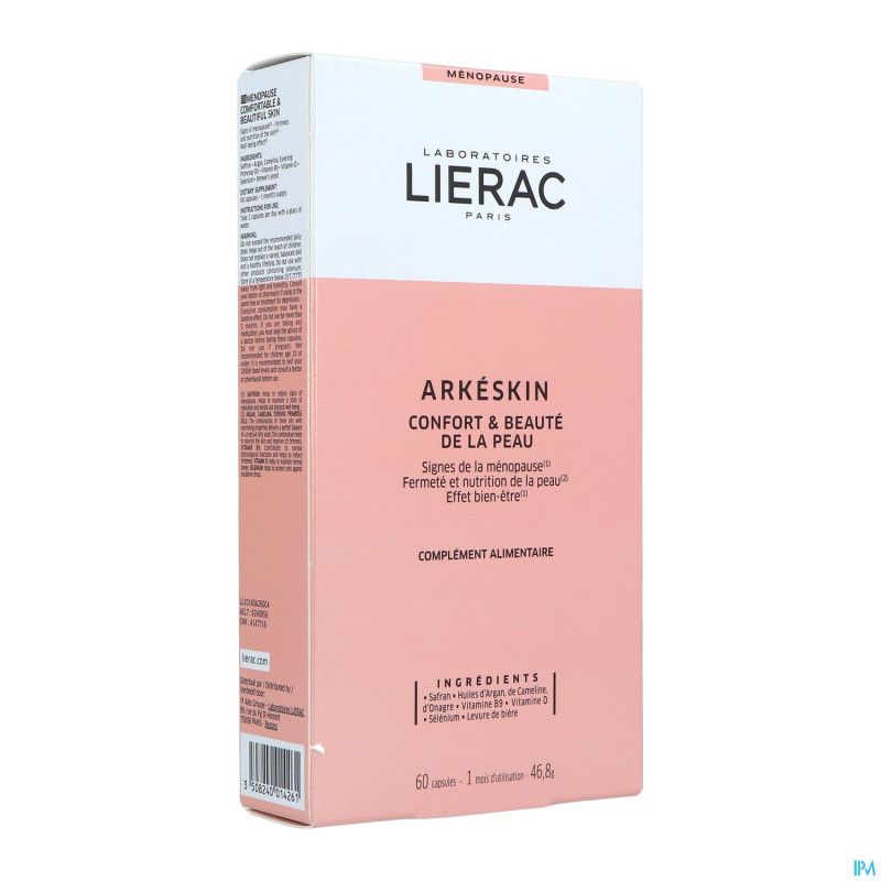 Lierac arkeskin menopause a/age caps 60