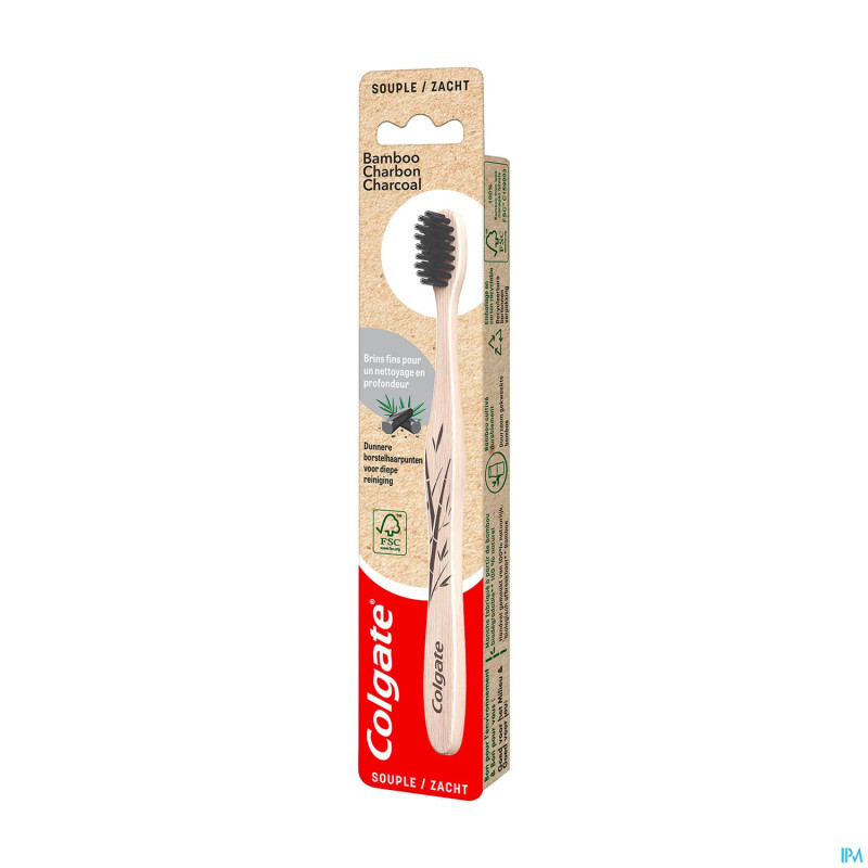 Colgate brosse a dents bambou souple