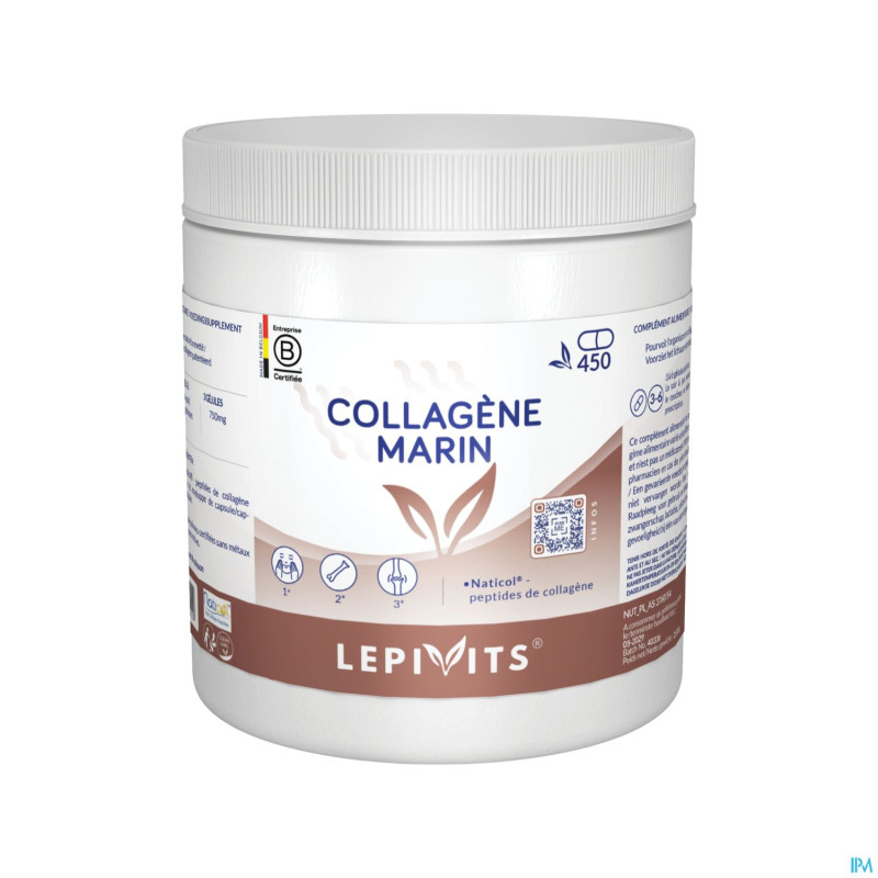 Collagene marin pack pot caps 450 lepivits