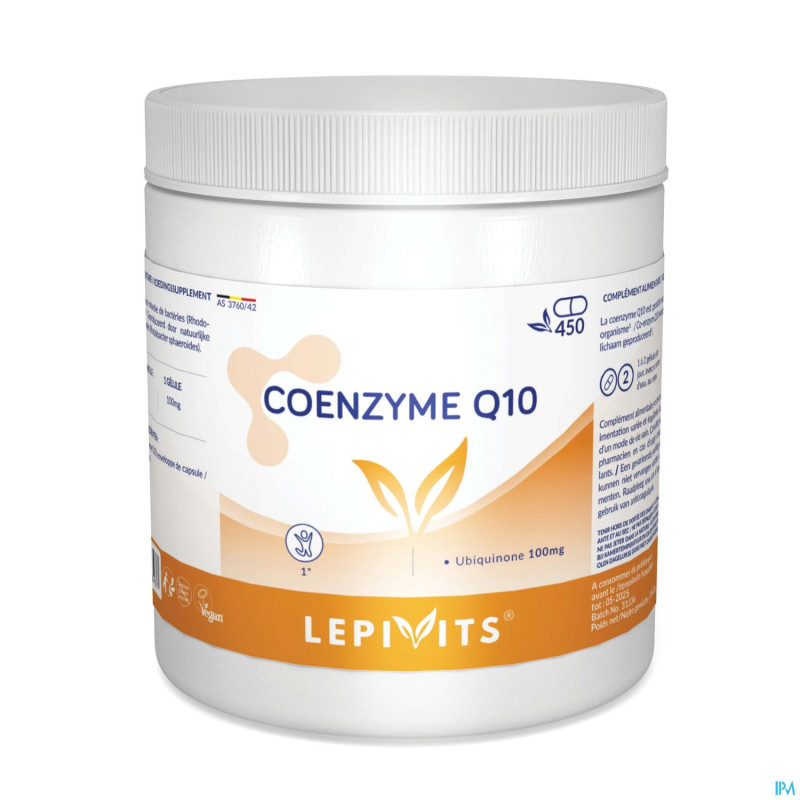 Coenzyme q10 pack pot caps 450 lepivits