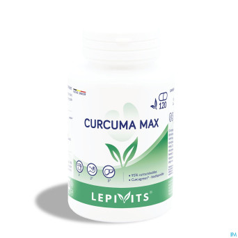 Lepivits curcuma max    pot caps 120  nf