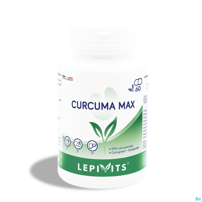 Lepivits curcuma max pot caps 60 nf