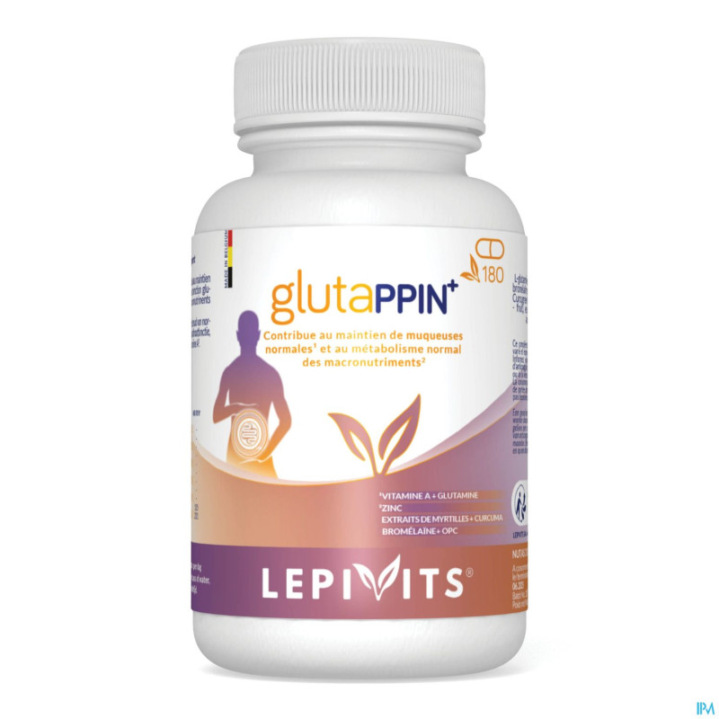 Lepivits glutappin    pot caps 180 nf