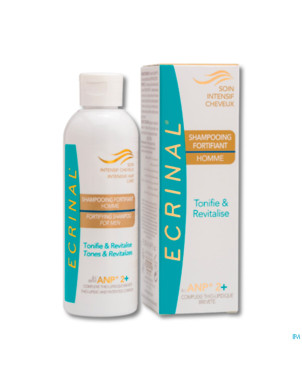 Ecrinal shampooing fortifiant homme anp2+ fl 200ml