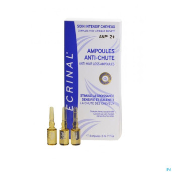 Ecrinal a/chutes cheveux anp2+    amp 8x5ml