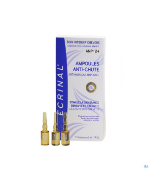 Ecrinal a/chutes cheveux anp2+    amp 8x5ml