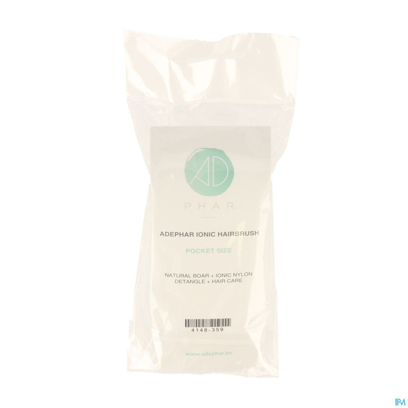 Adephar brosse cheveux ionic pocket