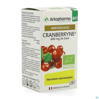 Arkogelules cranberryne bio caps 45