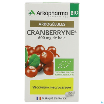Arkogelules cranberryne bio    caps 150