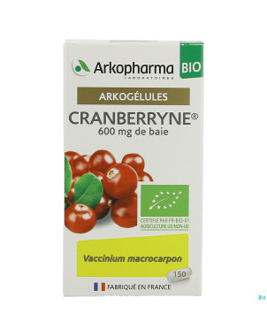 Arkogelules cranberryne bio    caps 150