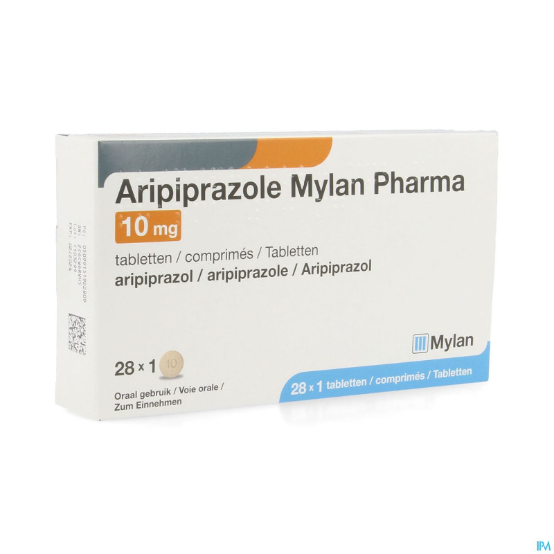Aripiprazole mylan 10mg comp  28 x 10mg