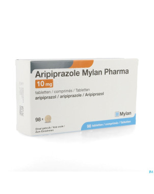 Aripiprazole mylan 10mg comp  98 x 10mg