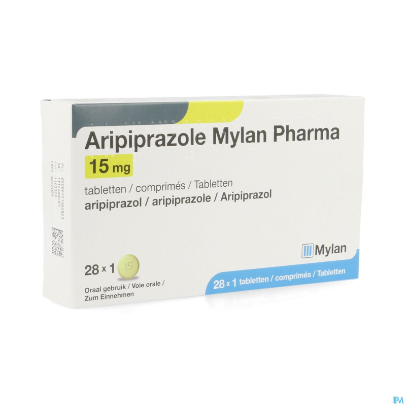 Aripiprazole mylan 15mg comp  28 x 15mg