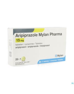 Aripiprazole mylan 15mg comp  28 x 15mg
