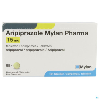 Aripiprazole mylan 15mg comp  28 x 15mg