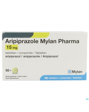 Aripiprazole mylan 15mg comp  28 x 15mg