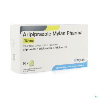 Aripiprazole mylan 15mg comp  98 x 15mg