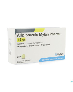 Aripiprazole mylan 15mg comp  98 x 15mg
