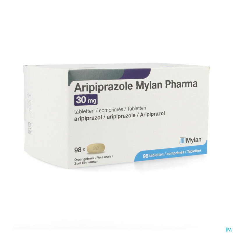 Aripiprazole mylan 30mg comp  98 x 30mg