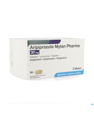 Aripiprazole mylan 30mg comp  98 x 30mg