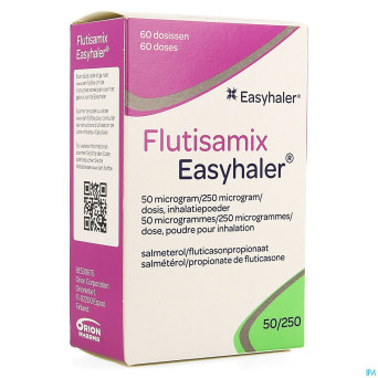 Flutisamix easyhaler 50mcg/250mcg doses 1 x 60