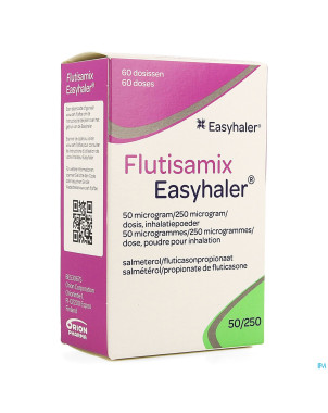 Flutisamix easyhaler 50mcg/250mcg doses 1 x 60