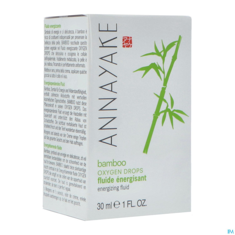 Annayake bamboo oxygen drops fluide energis. 30ml
