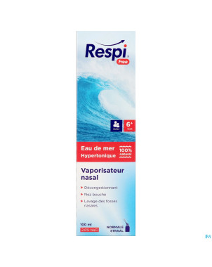 Respi free hypertonic family    spray 100ml