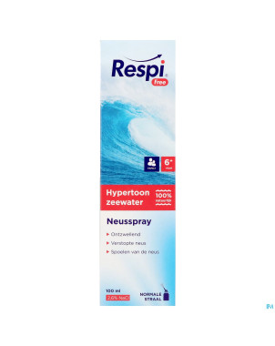 Respi free hypertonic family    spray 100ml