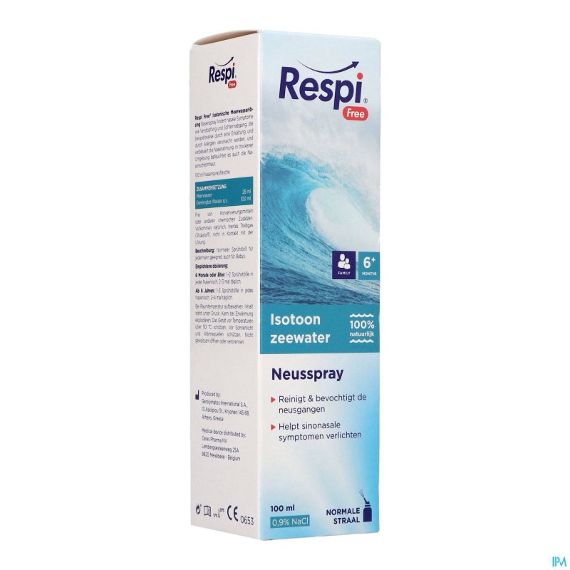Respi free isotonic family    spray 100ml