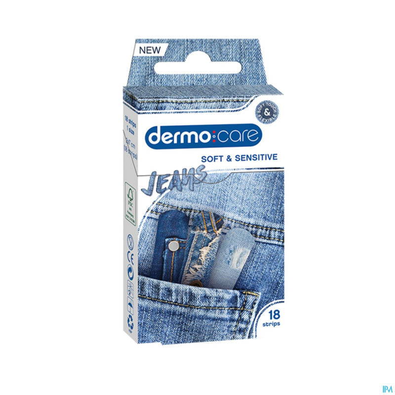 Dermo care jeans pansement    strips 18