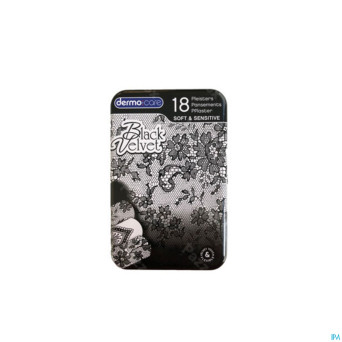 Dermo care soft&sens. black velvet pans. strips 18