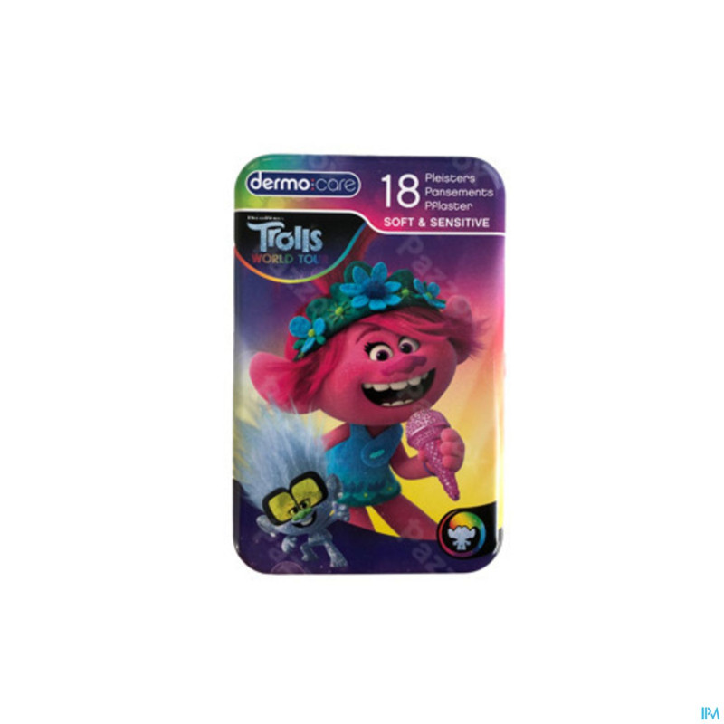 Dermo care soft&sensitive trolls pans. strips 18