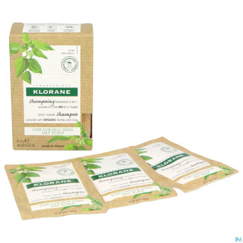 Klorane capil. masque lavant ortie 8x3g