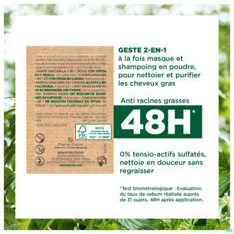 Klorane capil. masque lavant ortie 8x3g