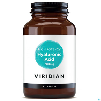 Viridian hyaluronic acid 200mg v-caps 30