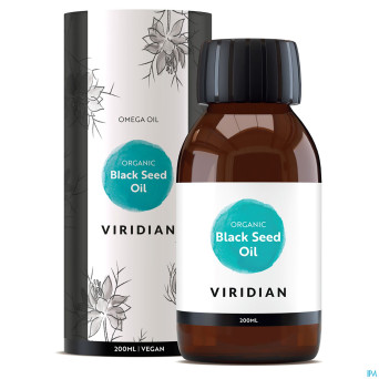Viridian organic black seed huile 200ml