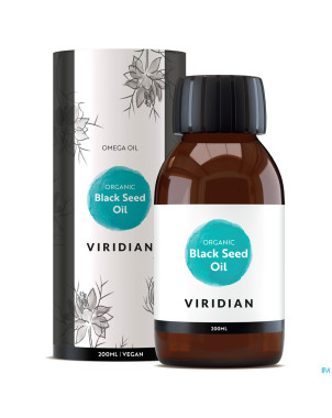 Viridian organic black seed huile 200ml