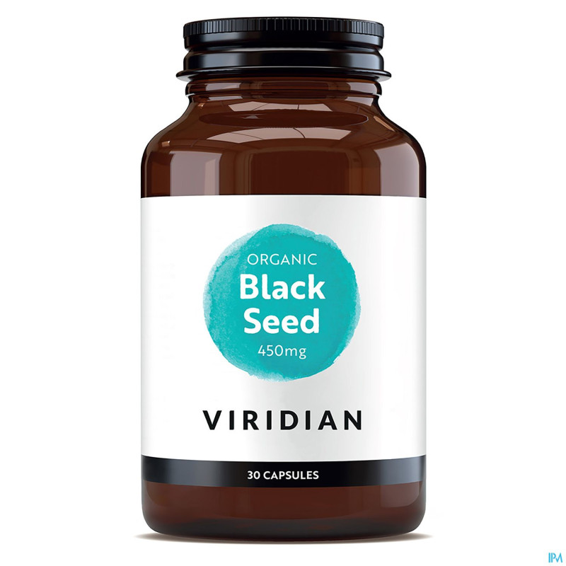 Viridian organic black seed v-caps 30