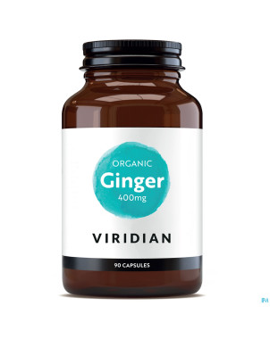 Viridian organic ginger root v-caps 90