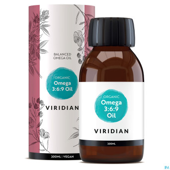 Viridian organic omega 3:6:9 huile 200ml