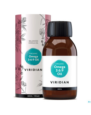 Viridian organic omega 3:6:9 huile 200ml