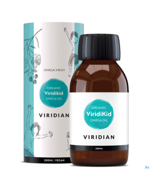 Viridian organic viridikid omega-3 huile 200ml