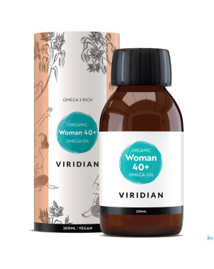 Viridian organic woman 40+ omega huile 200ml