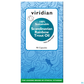 Viridian sustainable scand.trout oil softgel 90