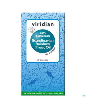 Viridian sustainable scand.trout oil softgel 90