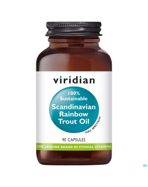Viridian sustainable scand.trout oil softgel 90
